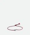 Bottega Veneta Knot Armband In Bordeaux