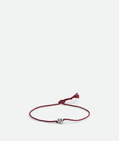 Bottega Veneta Knot Armband In Bordeaux