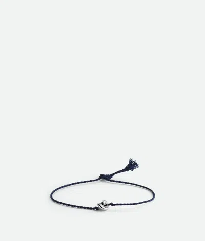 Bottega Veneta Knot Armband In Deep Blue