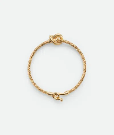 Bottega Veneta Knot Bracelet In Burgundy