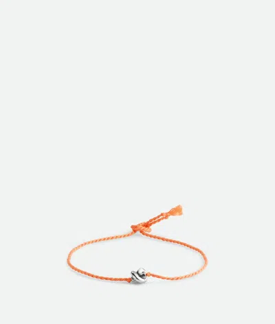 Bottega Veneta Knot Armband In Orange
