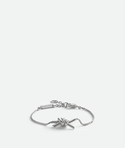Bottega Veneta Knot Armband In Gray