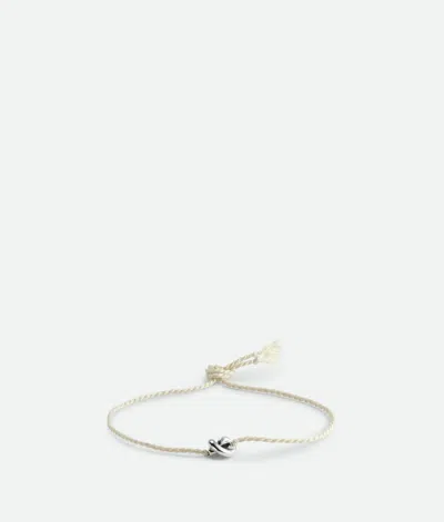 Bottega Veneta Knot Armband In Talc