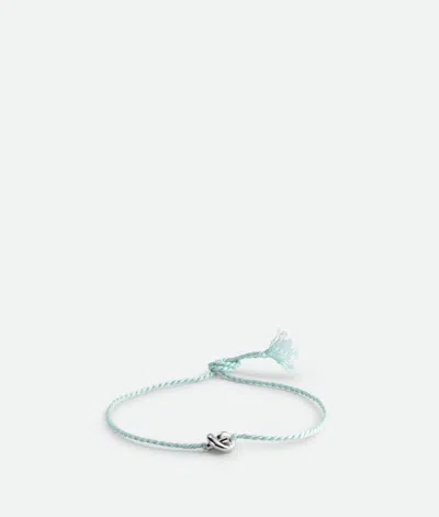 Bottega Veneta Knot Armband In Teal