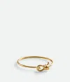 Bottega Veneta Knot Bracelet In Yellow Gold