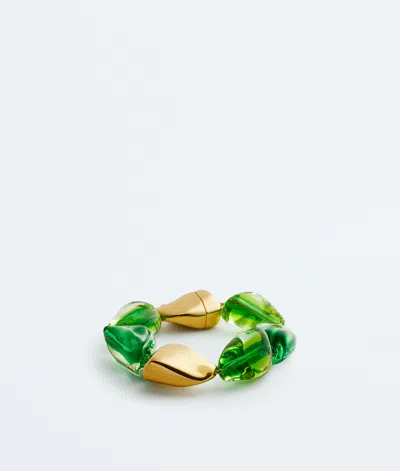 Bottega Veneta Bottega  Veneta Prisma Bracelet In Green