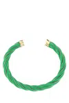 Bottega Veneta Nappa Rigid Bracelet In 3708
