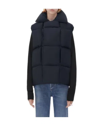 Bottega Veneta Braided And Lined Vest In Blue