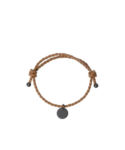 Bottega Veneta Braided Knot Bracelet In Yellow