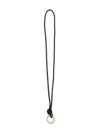 Bottega Veneta Braided Long Key Ring Accessories In Black