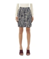 Bottega Veneta Cotton Intrecciato-knit Mini Skirt In Multicolor