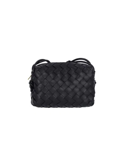 Bottega Veneta Braided Mini Bag In Black  