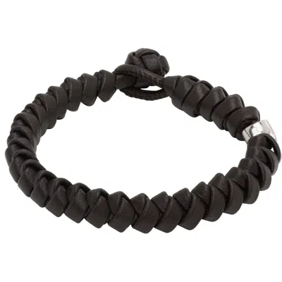 Bottega Veneta Braided Nappa Leather Bracelet In 2113