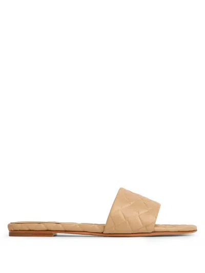 Bottega Veneta Braided Pattern Amy Flat Mule Shoes
