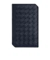 Bottega Veneta Intrecciato Piccolo Vertical Card Case In Black