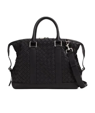 Bottega Veneta Braided Tote Bag In Black