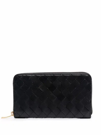 Bottega Veneta Braided Wallet With Zip Accessories