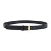 Bottega Veneta Essential Twist Intrecciato Leather Belt In Black