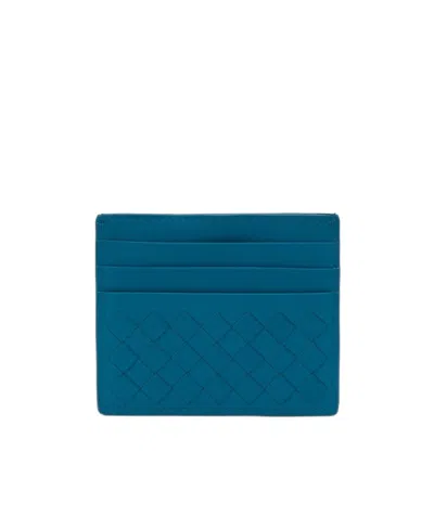 Bottega Veneta Braiding Effect Rectangular Clip In Green