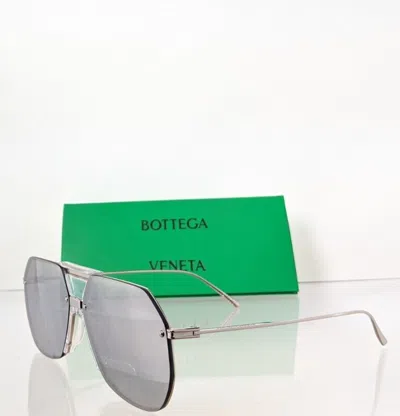 Pre-owned Bottega Veneta Brand Authentic  Sunglasses Bv 1068 004 62mm Frame In Grey / Silver
