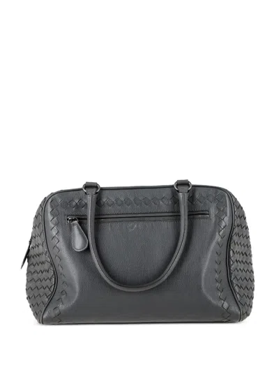 Pre-owned Bottega Veneta Brera Intrecciato Tote Bag In Gray