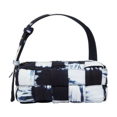 Bottega Veneta Brick Cassette Bag In Navy_w_nav_w_na_m_br