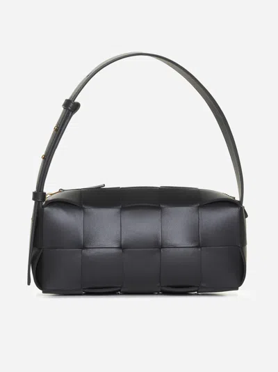Bottega Veneta Black Brick Cassette Bag
