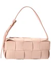 Bottega Veneta Brick Cassette Small Maxi Intrecciato Leather Hobo Bag