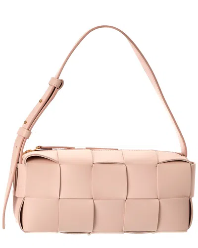 Bottega Veneta Brick Cassette Small Maxi Intrecciato Leather Hobo Bag