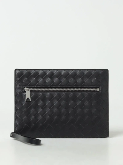 Bottega Veneta Porta Documenti Intrecciato Piccolo In Black