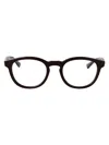 Bottega Veneta Green-gold-transparent Metal Glasses