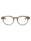Bottega Veneta Brown Acetate Optical Glasses In Brown