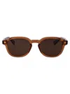 Bottega Veneta Brown Acetate Sunglasses In Brown