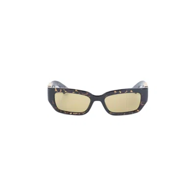 Bottega Veneta Brown Acetate Sunglasses In Neutral