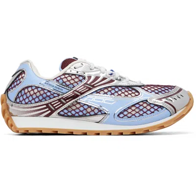 Bottega Veneta Orbit Sneakers Contrast Stitching Mesh Panels Rubber Sole In Multi
