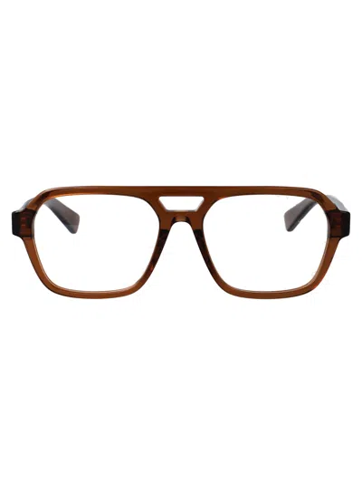 Bottega Veneta Brown-brown-transparent Acetate Glasses