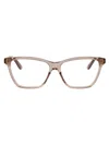 Bottega Veneta Brown-brown-transparent Recycled Acetate Glasses In Brown