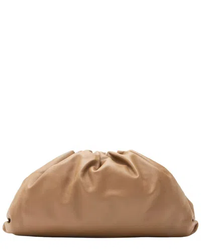 Bottega Veneta Brown Calfskin The Pouch Clutch (authentic Pre-loved)