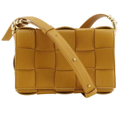 Pre-owned Bottega Veneta Brown Camel Leather Shoulder Bag ()