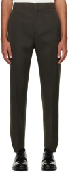Bottega Veneta Brown Curved Trousers In 2181-kale