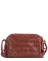 Bottega Veneta Brown Intrecciato Nappa Loop Crossbody Mini (authentic Pre-  Loved) In Brown
