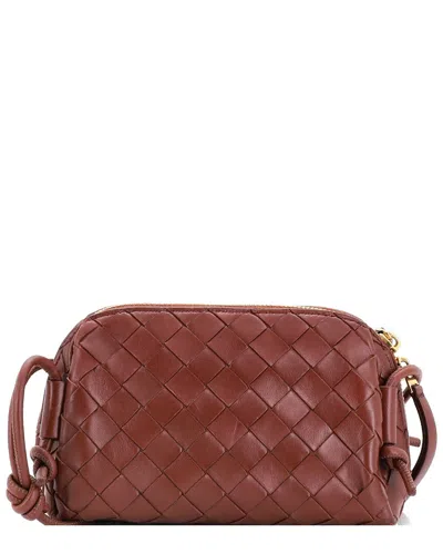 Bottega Veneta Brown Intrecciato Nappa Loop Crossbody Mini (authentic Pre-  Loved)