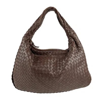 Pre-owned Bottega Veneta Brown Intrecciato Shoulder Bag ()