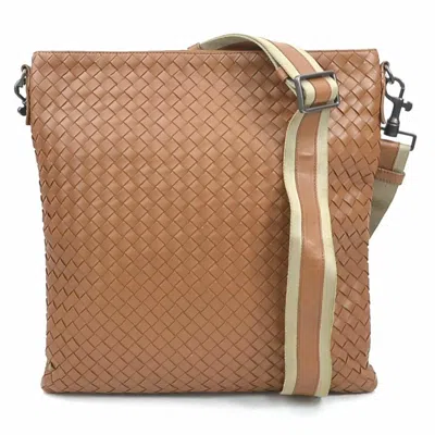 Pre-owned Bottega Veneta Brown Intrecciato Shoulder Bag ()