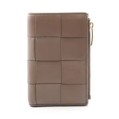 Pre-owned Bottega Veneta Brown Intrecciato Wallet (bi-fold) ()