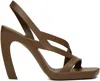 Bottega Veneta Brown Jimbo Heeled Sandals In Brown
