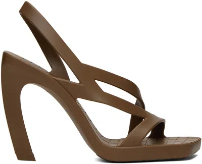 Bottega Veneta Brown Jimbo Heeled Sandals