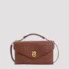 Bottega Veneta Lock Knot Leather Shoulder Bag
