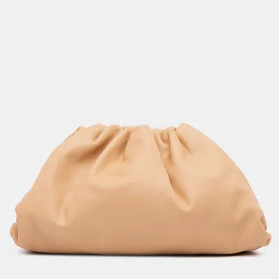 Pre-owned Bottega Veneta Brown Lambskin The Pouch