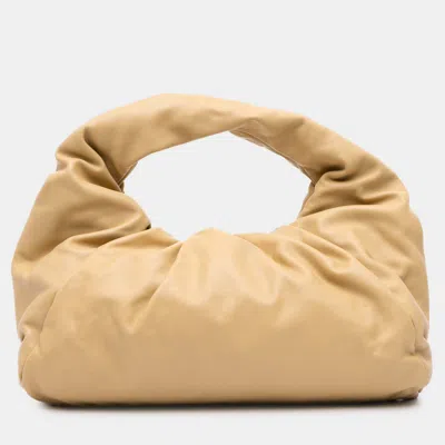 Pre-owned Bottega Veneta Brown Lambskin The Shoulder Pouch